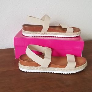 Nude Platform Sandals
